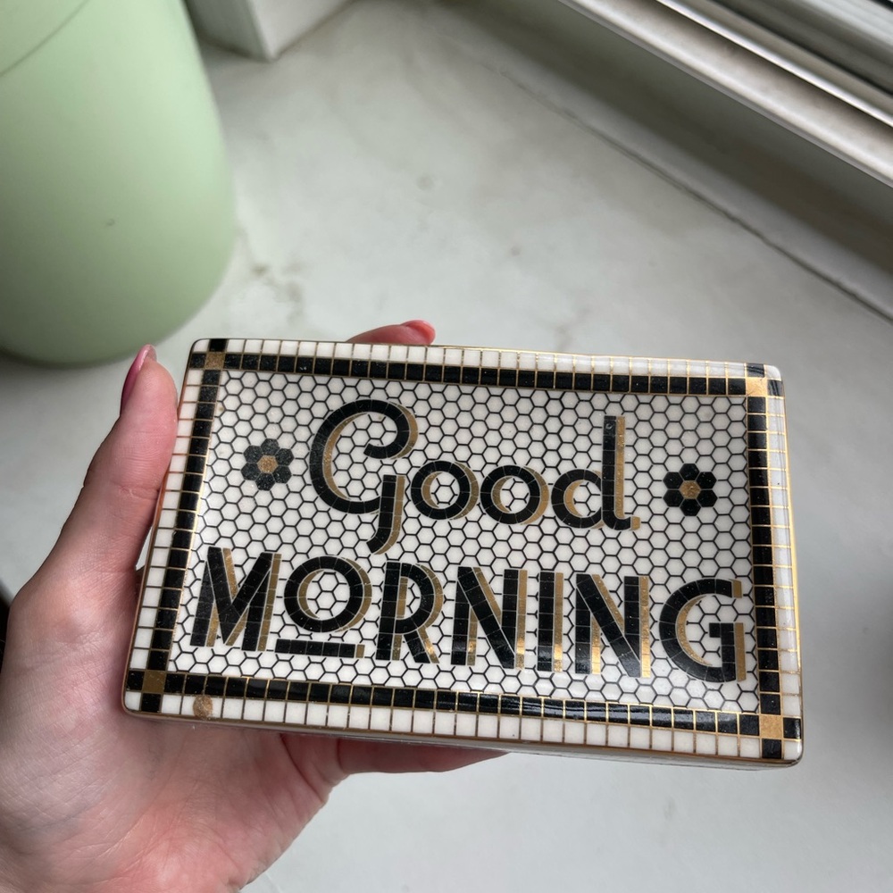 Anthropologie White Ceramic dish